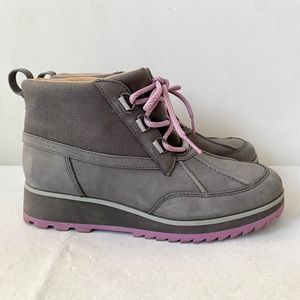 Vionic Womens Nolan Waterproof Hiking Boots Charcoal Gray Size 7